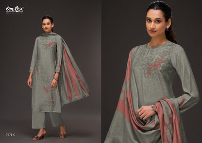 Inspire Flow Omtex Silk Pant Style Suits Wholesaler