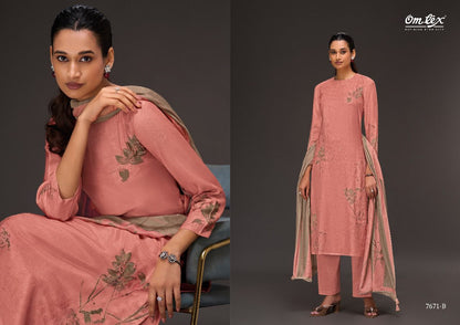 Inspire Flow Omtex Silk Pant Style Suits Wholesaler