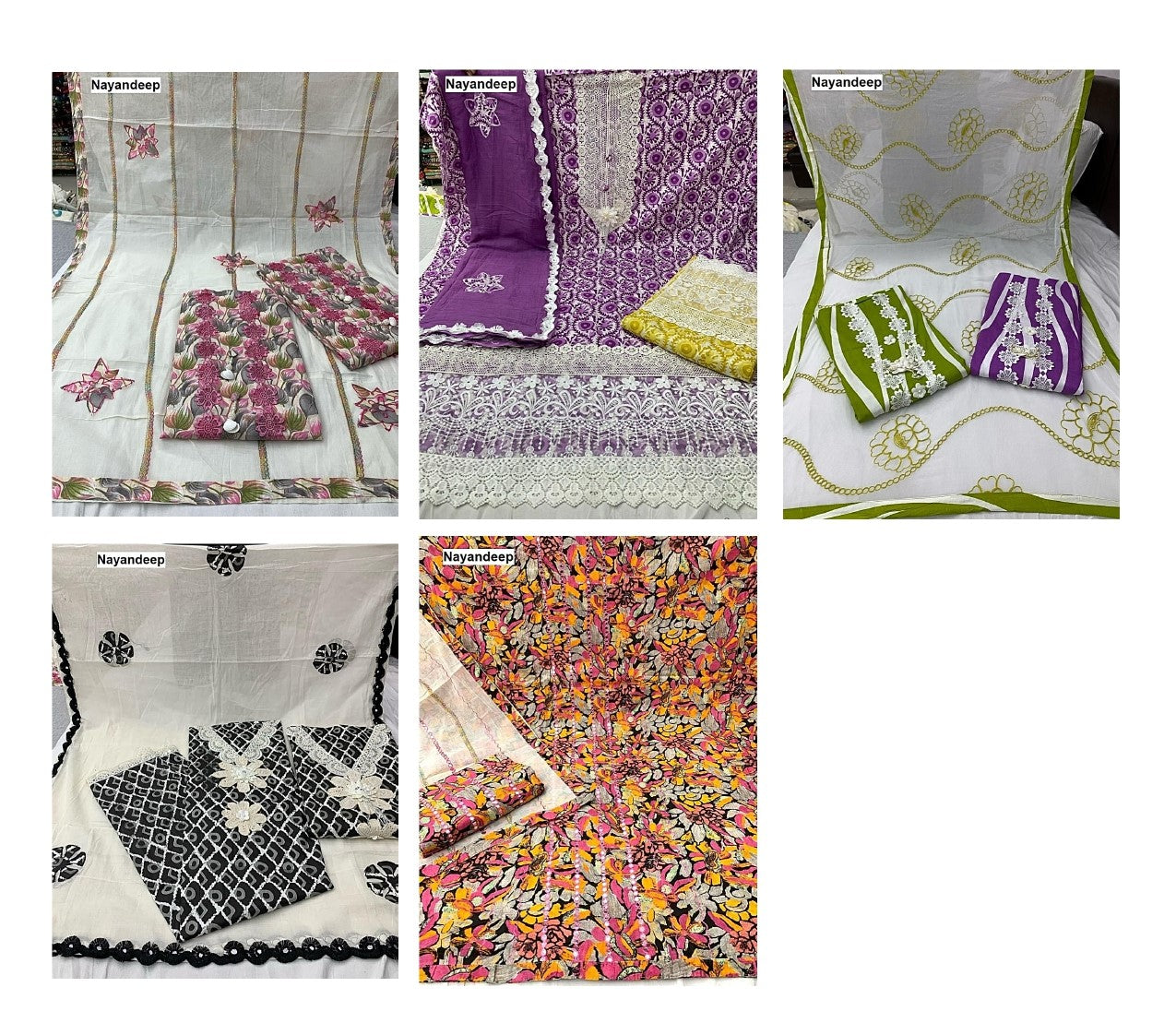 Insta Mart 0906 Nayandeep Cotton Dress Material Manufacturer