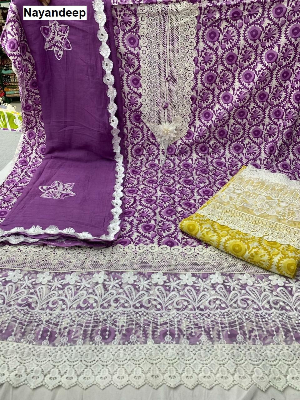 Insta Mart 0906 Nayandeep Cotton Dress Material Manufacturer