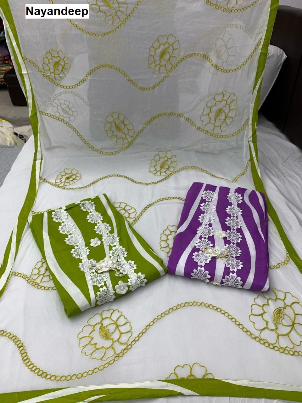 Insta Mart 0906 Nayandeep Cotton Dress Material Manufacturer