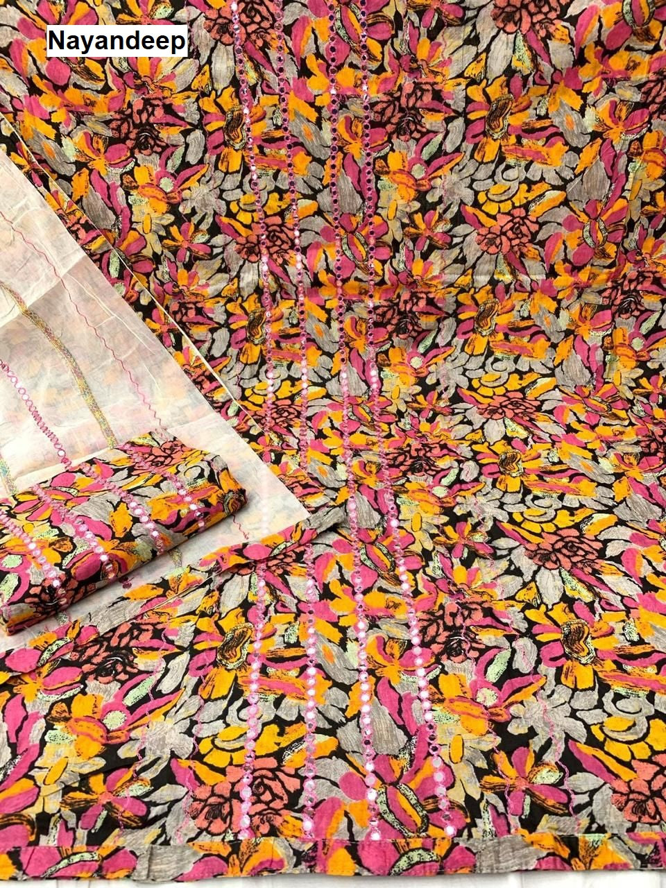 Insta Mart 0906 Nayandeep Cotton Dress Material Manufacturer