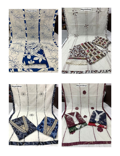 Insta Mart Nayandeep Cotton Dress Material Supplier Ahmedabad