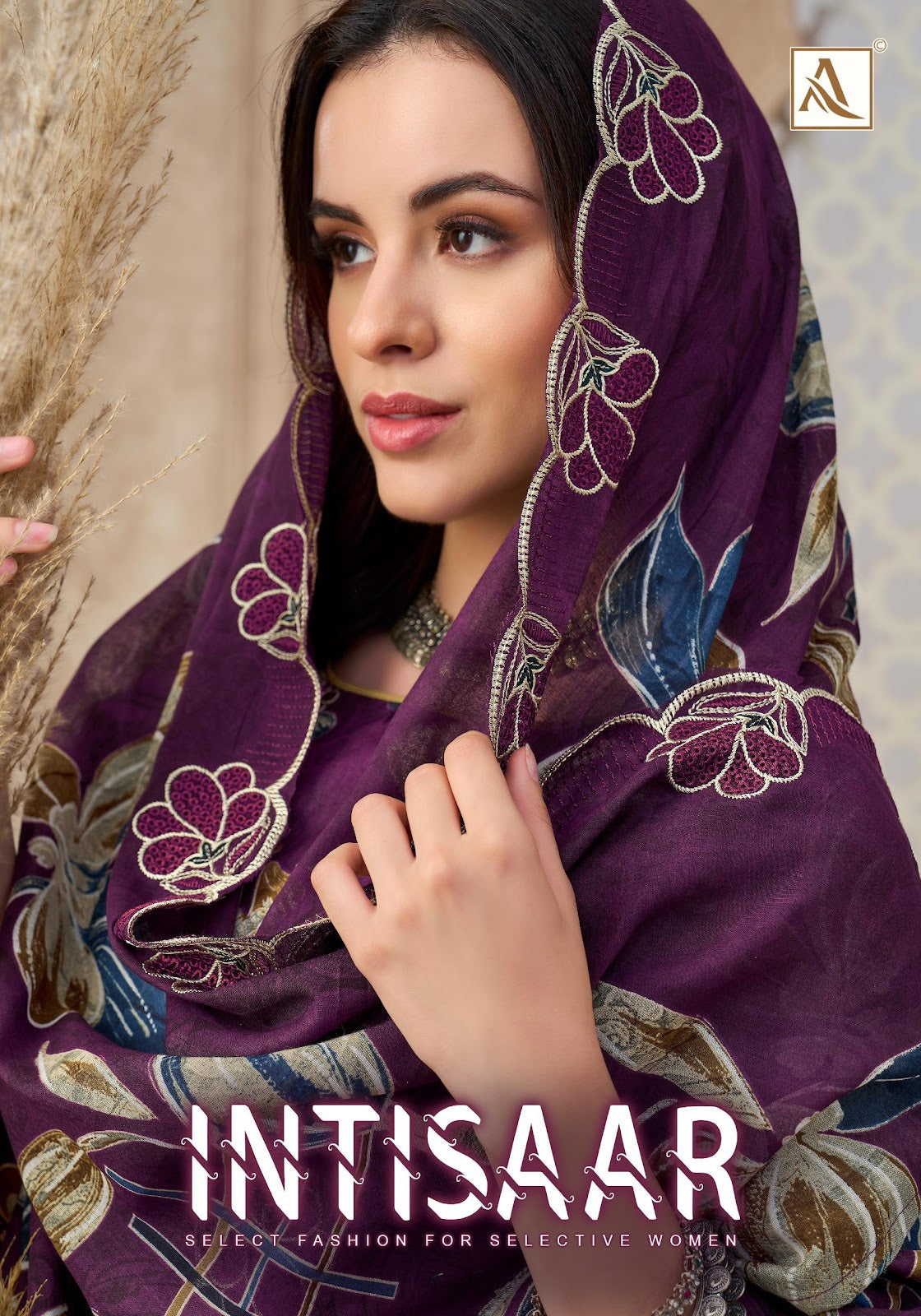 Intisaar Alok Cambric Cotton Karachi Salwar Suits Exporter