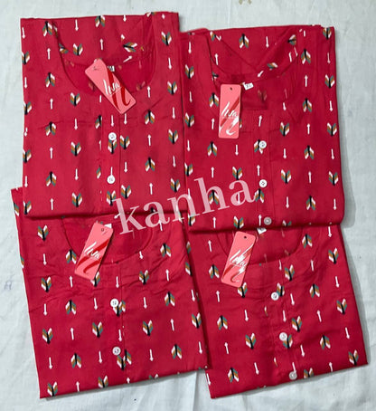 Ipl 120325 Kanha Reyon Kurtis Exporter Ahmedabad