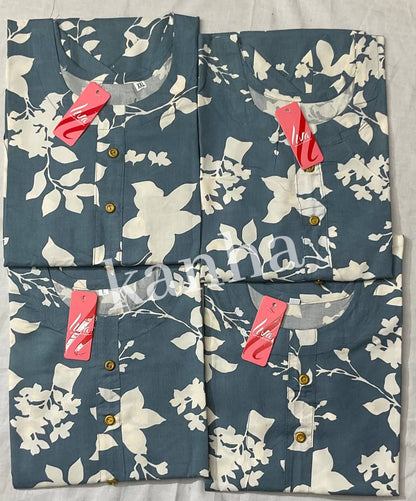 Ipl 120325 Kanha Reyon Kurtis Exporter Ahmedabad