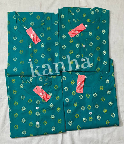 Ipl 120325 Kanha Reyon Kurtis Exporter Ahmedabad