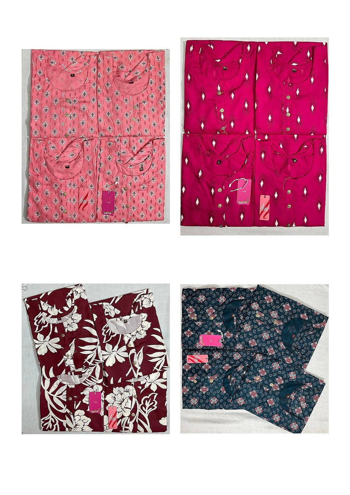 Ipl 221125 Kanha Liva Reyon Straight Cut Kurtis Manufacturer India