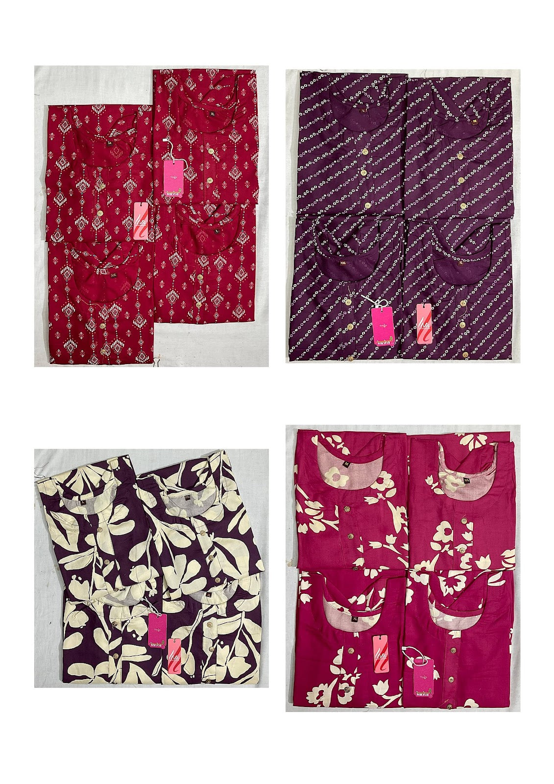 Ipl 221125 Kanha Liva Reyon Straight Cut Kurtis Manufacturer India