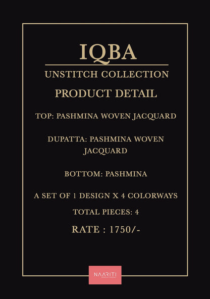 Iqba Naariti Pashmina Suits Manufacturer India