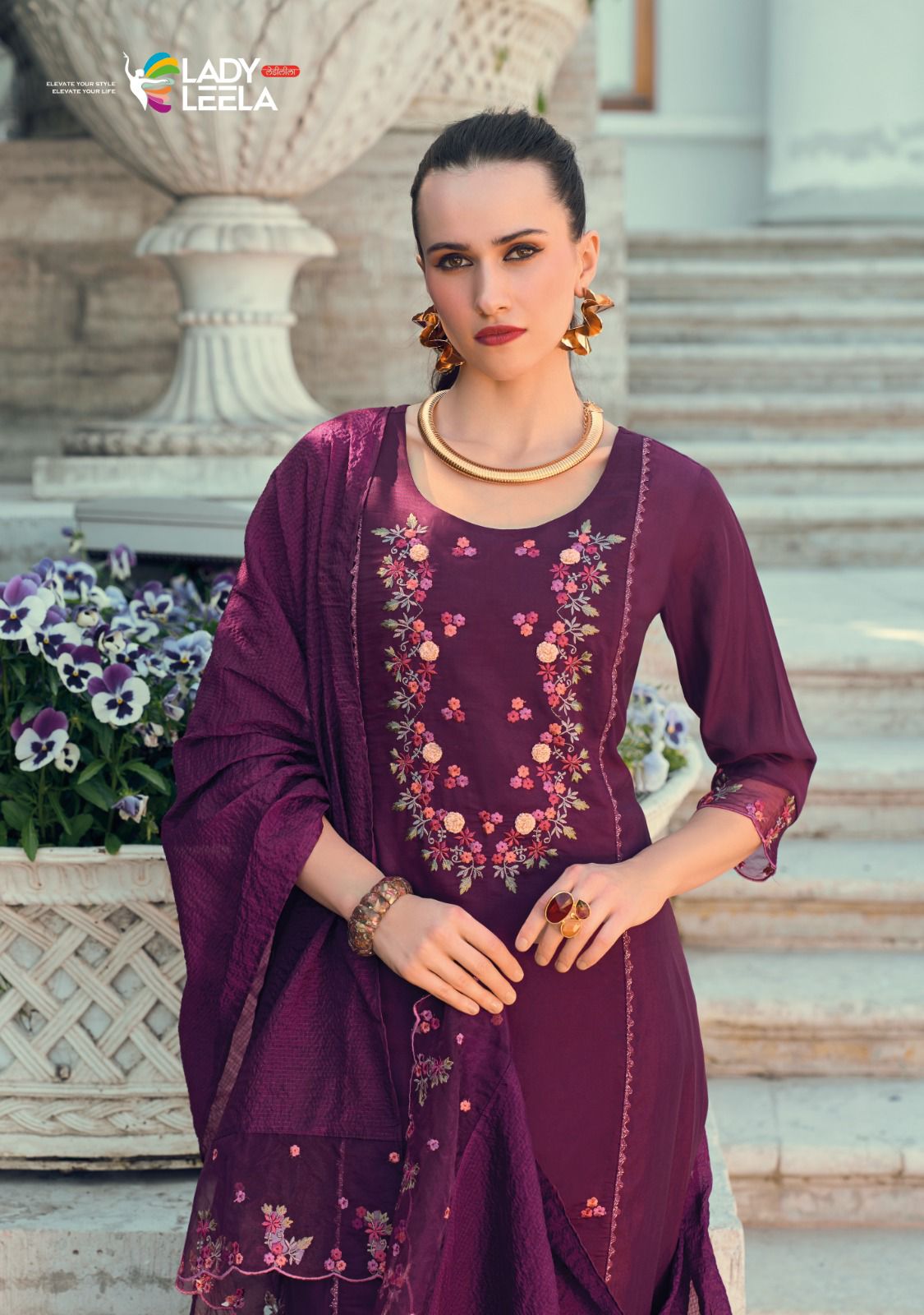 Iqra Ladyleela Viscose Silk Readymade Pant Style Suits Supplier Ahmedabad