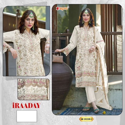Ir 21228 Iraaday Fepic Organza Pakistani Salwar Suits Manufacturer