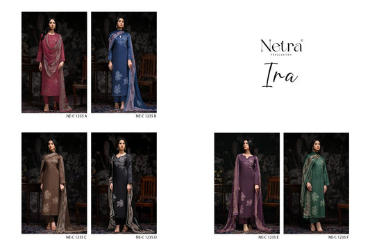 Ira Netra Pure Cotton Pant Style Suits Wholesaler Gujarat