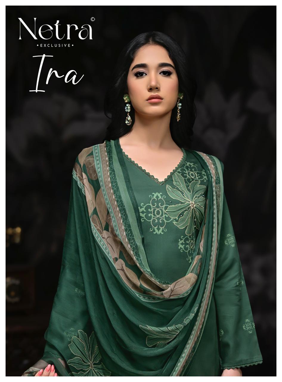 Ira Netra Pure Cotton Pant Style Suits Wholesaler Gujarat