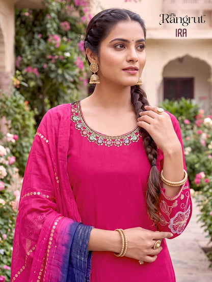 Dn 774 Naira Kavyansika Hosiery Cotton Collar Night Suits Exporter India