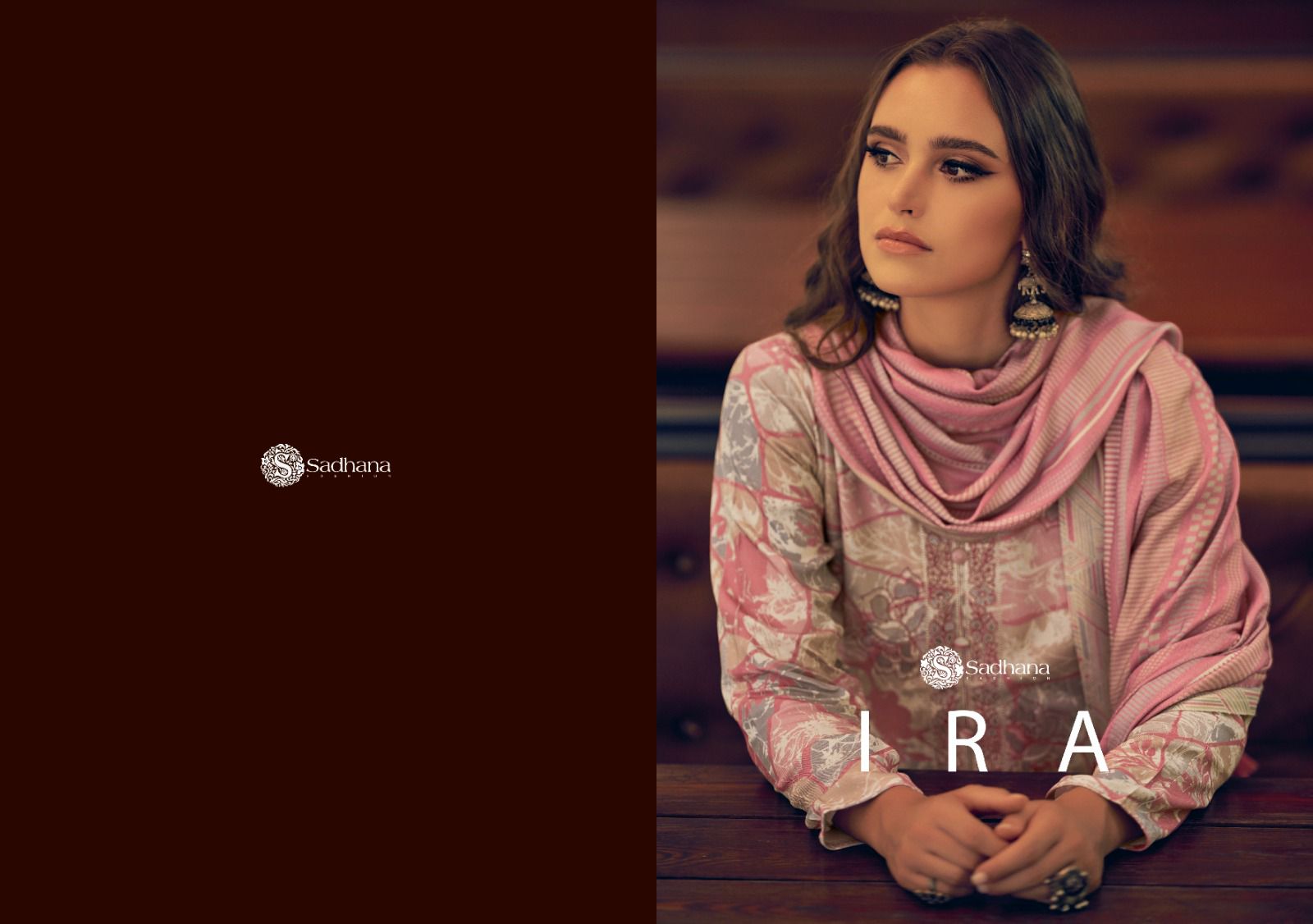 Ira Sadhana Viscose Pashmina Suits Wholesale Price