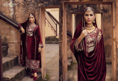 Iraaya Harra Velvet Suits Manufacturer India