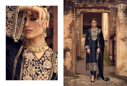 Iraaya Harra Velvet Suits Manufacturer India