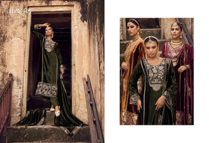 Iraaya Harra Velvet Suits Manufacturer India
