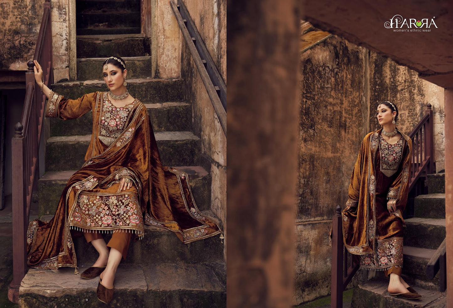 Iraaya Harra Velvet Suits Manufacturer India