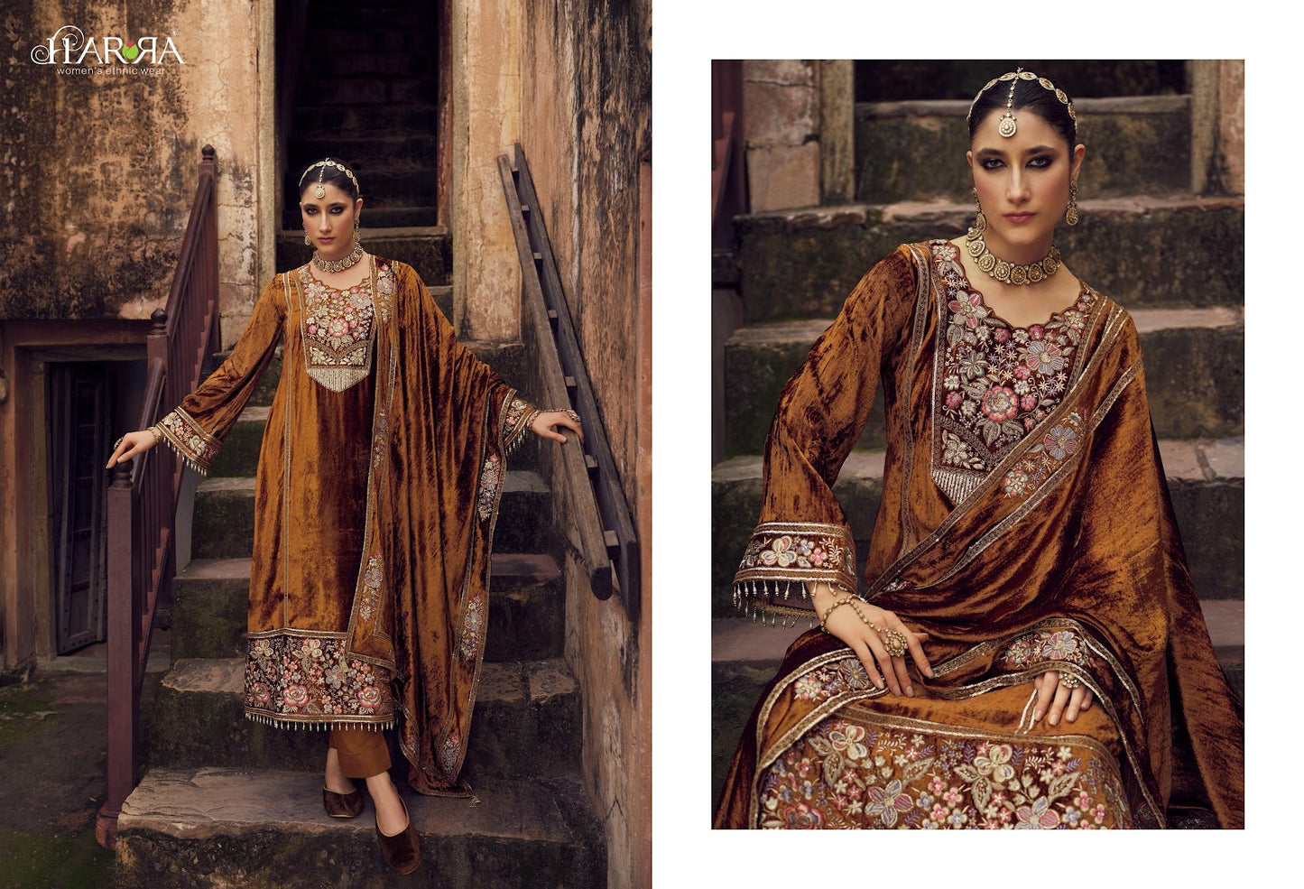 Iraaya Harra Velvet Suits Manufacturer India
