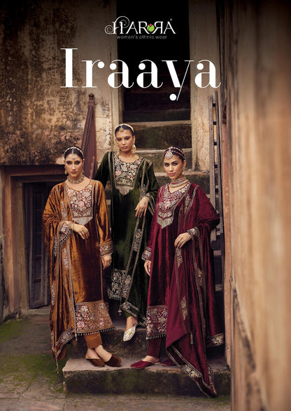 Iraaya Harra Velvet Suits Manufacturer India