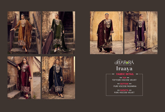 Iraaya Harra Velvet Suits Manufacturer India
