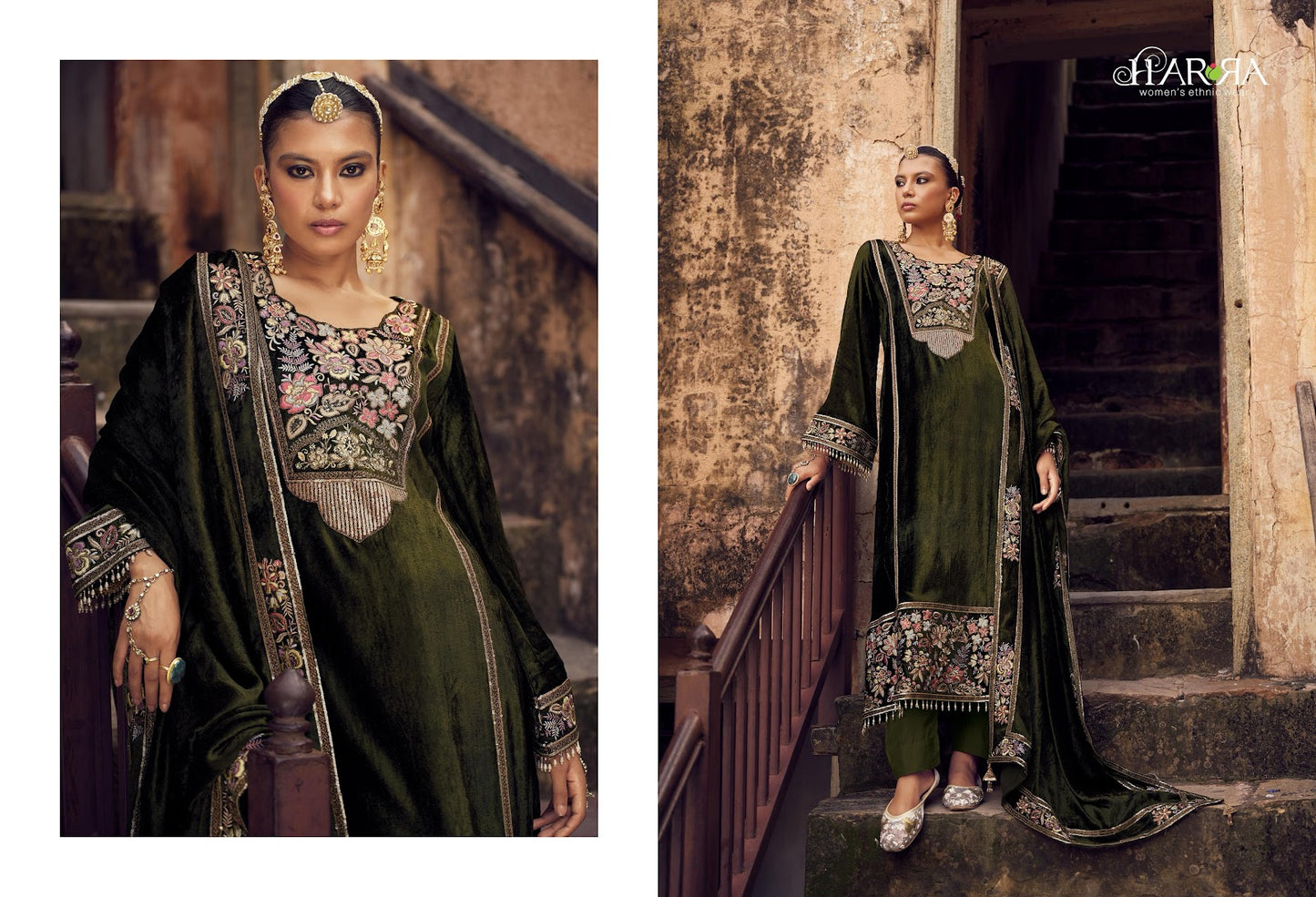 Iraaya Harra Velvet Suits Manufacturer India