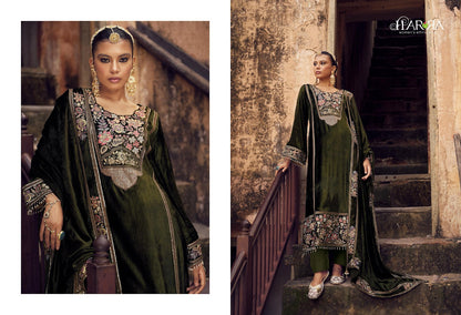 Iraaya Harra Velvet Suits Manufacturer India