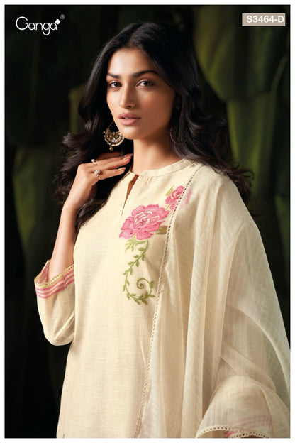 Iradri Ganga Woven Linen Plazzo Style Suits Wholesale