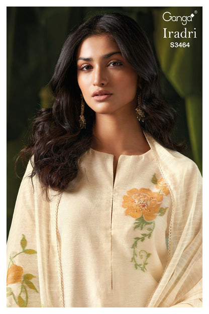 Iradri Ganga Woven Linen Plazzo Style Suits Wholesale