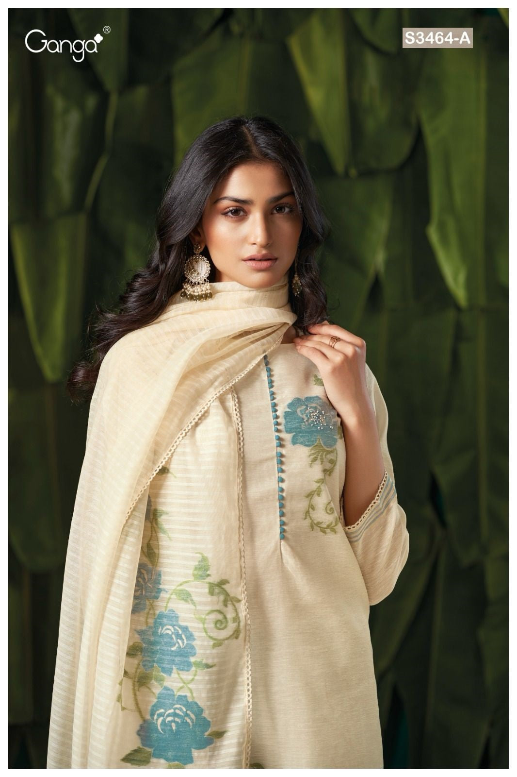 Iradri Ganga Woven Linen Plazzo Style Suits Wholesale