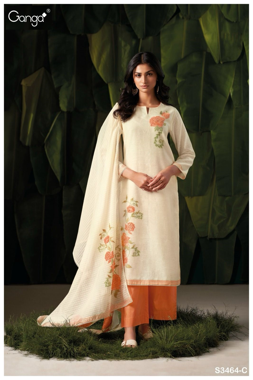 Iradri Ganga Woven Linen Plazzo Style Suits Wholesale