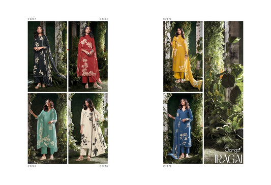 Iragai Ganga Cotton Plazzo Style Suits Wholesaler