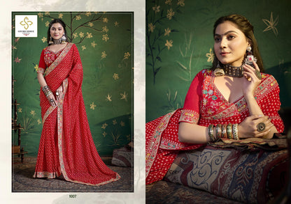 Iragai Shubh Shree Georgette Sarees Wholesale Price