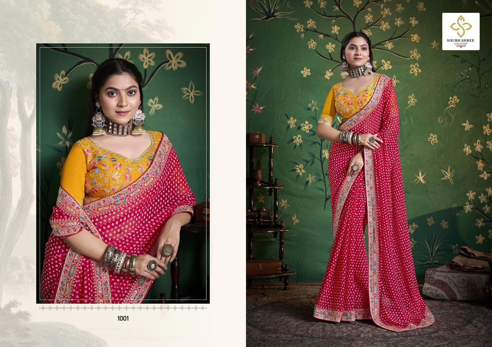 Iragai Shubh Shree Georgette Sarees Wholesale Price