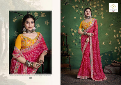 Iragai Shubh Shree Georgette Sarees Wholesale Price