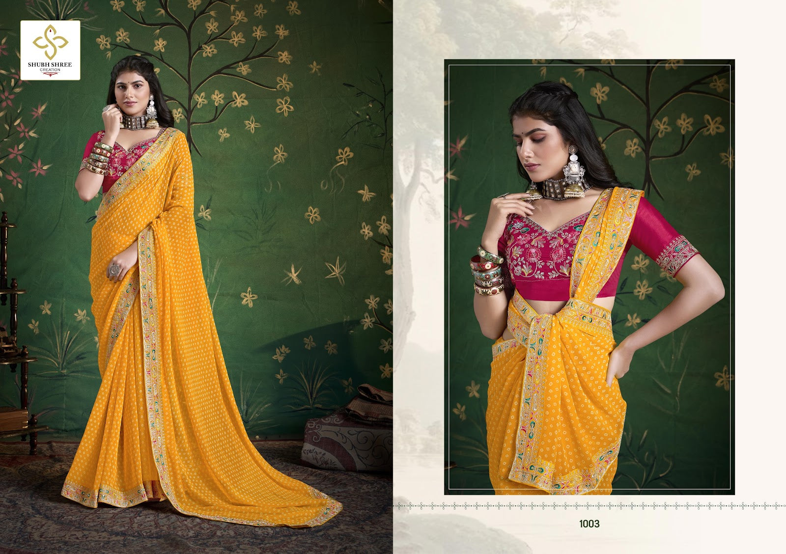 Iragai Shubh Shree Georgette Sarees Wholesale Price