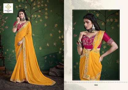 Iragai Shubh Shree Georgette Sarees Wholesale Price