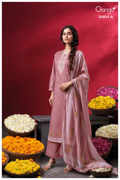 Iramika S4831 Ganga Cotton Plazzo Style Suits Wholesaler Gujarat
