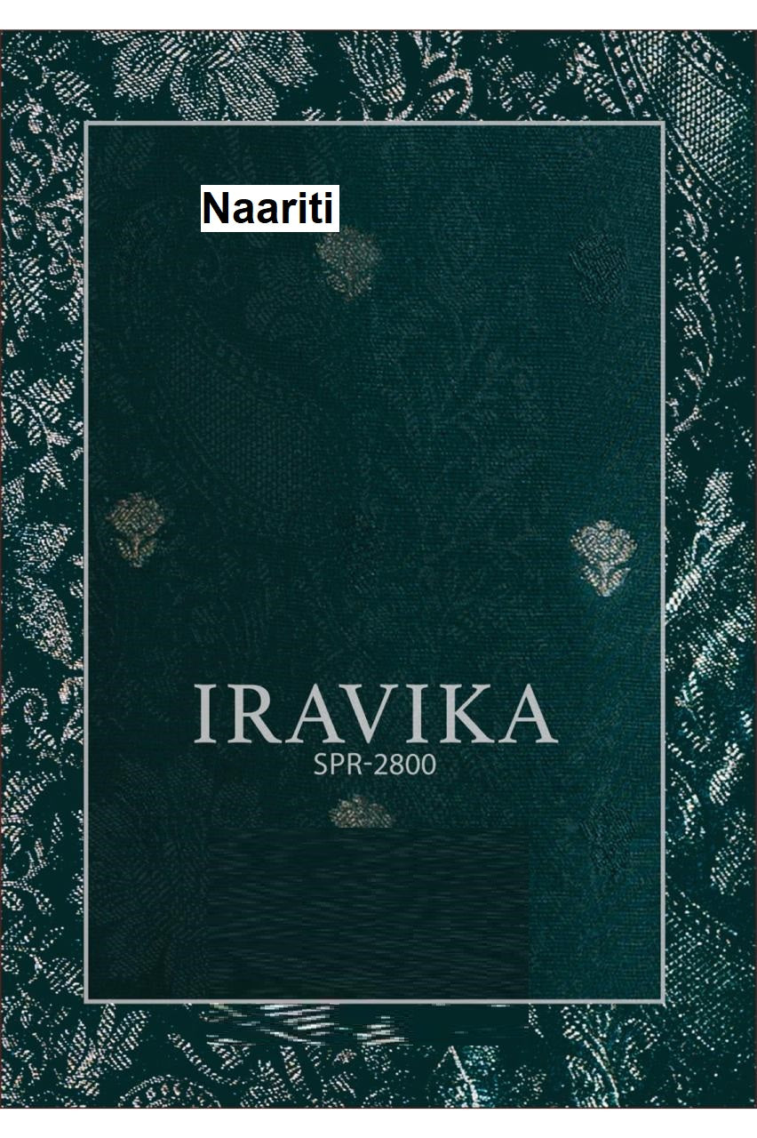 Iravika 2800 Naariti Silk Jacquard Pant Style Suits Wholesaler India