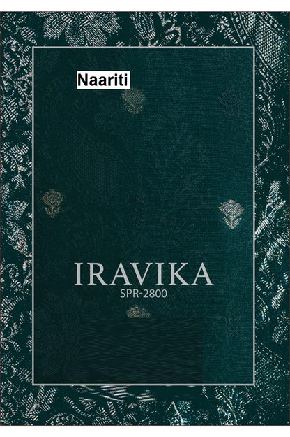 Iravika 2800 Naariti Silk Jacquard Pant Style Suits Wholesaler India