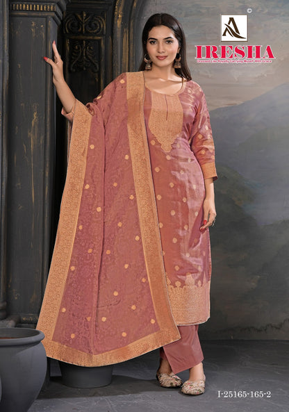 Iresha Alok Viscose Simmer Karachi Salwar Suits Wholesale Rate