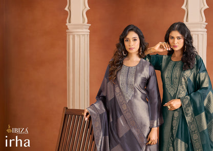 Irha Ibiza Banglori Silk Pant Style Suits Manufacturer Gujarat