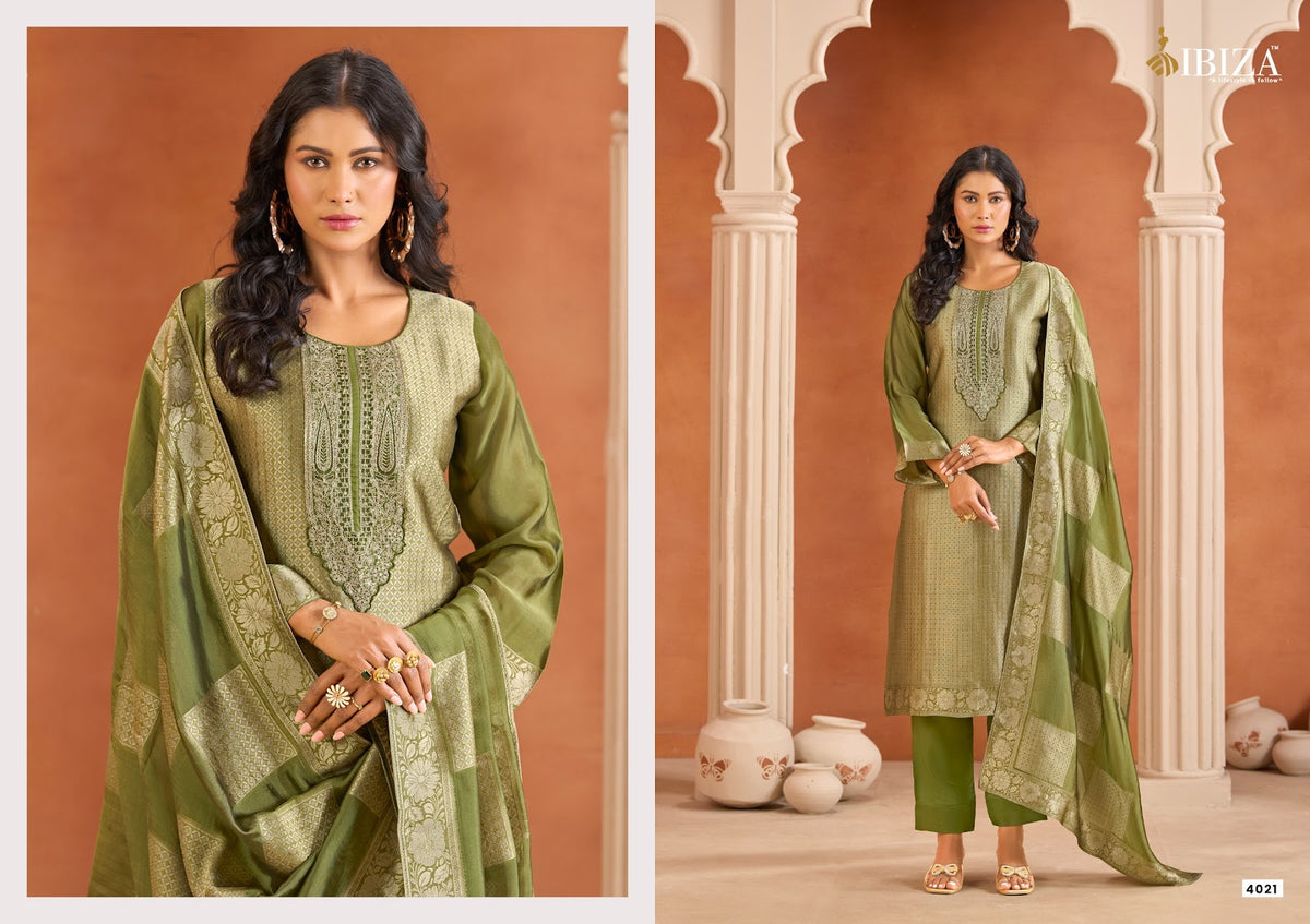 Irha Ibiza Banglori Silk Pant Style Suits Manufacturer Gujarat