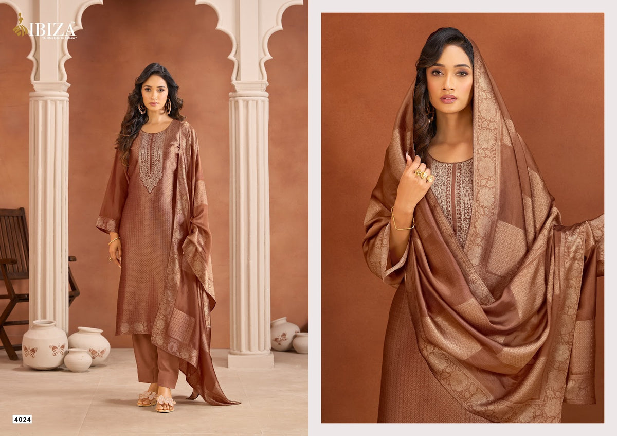 Irha Ibiza Banglori Silk Pant Style Suits Manufacturer Gujarat