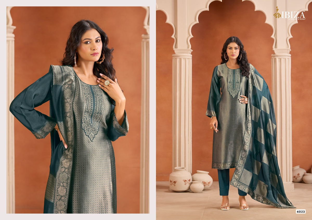 Irha Ibiza Banglori Silk Pant Style Suits Manufacturer Gujarat