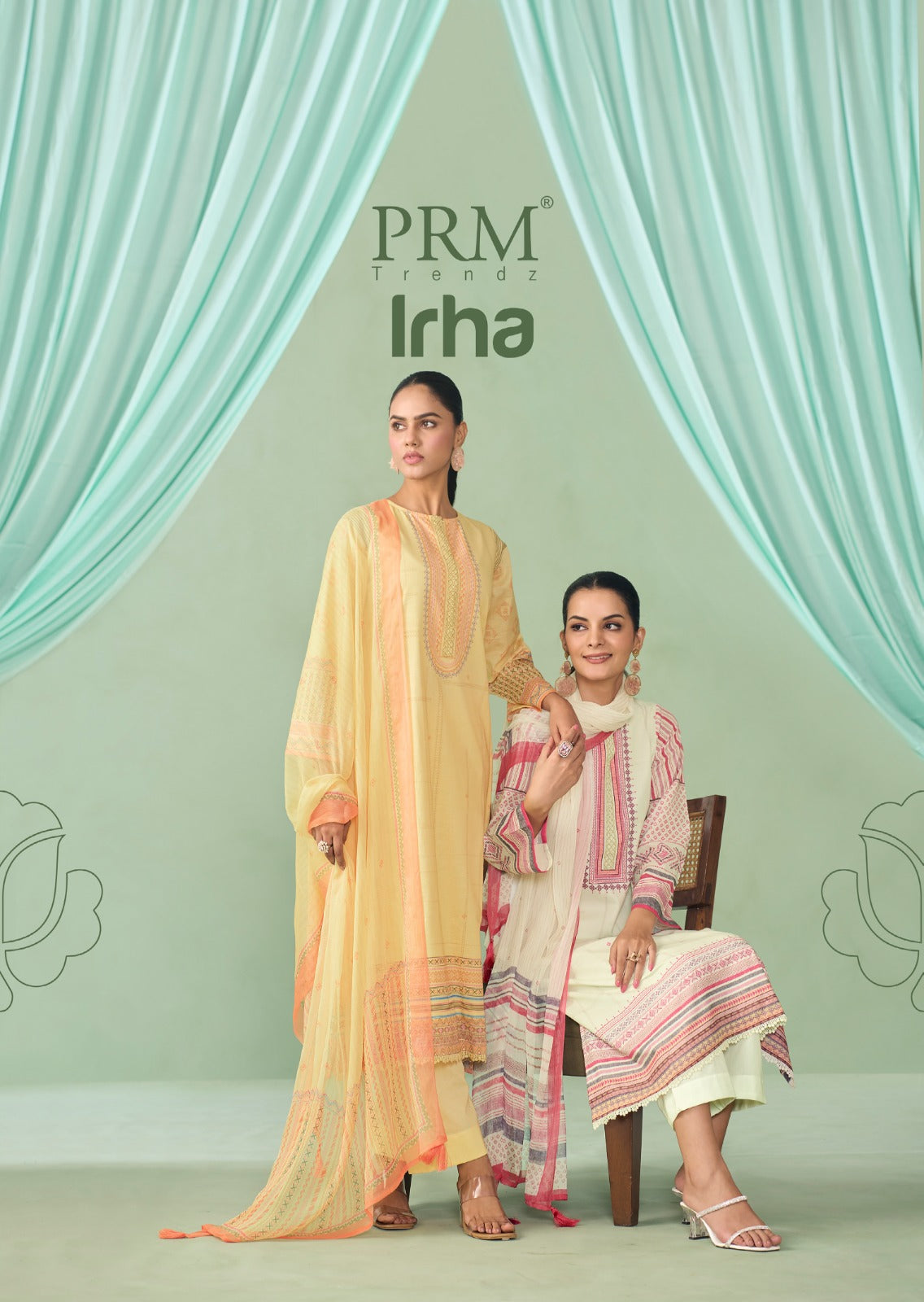 Irha Prm Trendz Pure Cotton Pant Style Suits Wholesale Rate