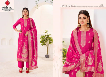 Irika Tanishk Fashion Pure Viscose Muslin Pant Style Suits Manufacturer India