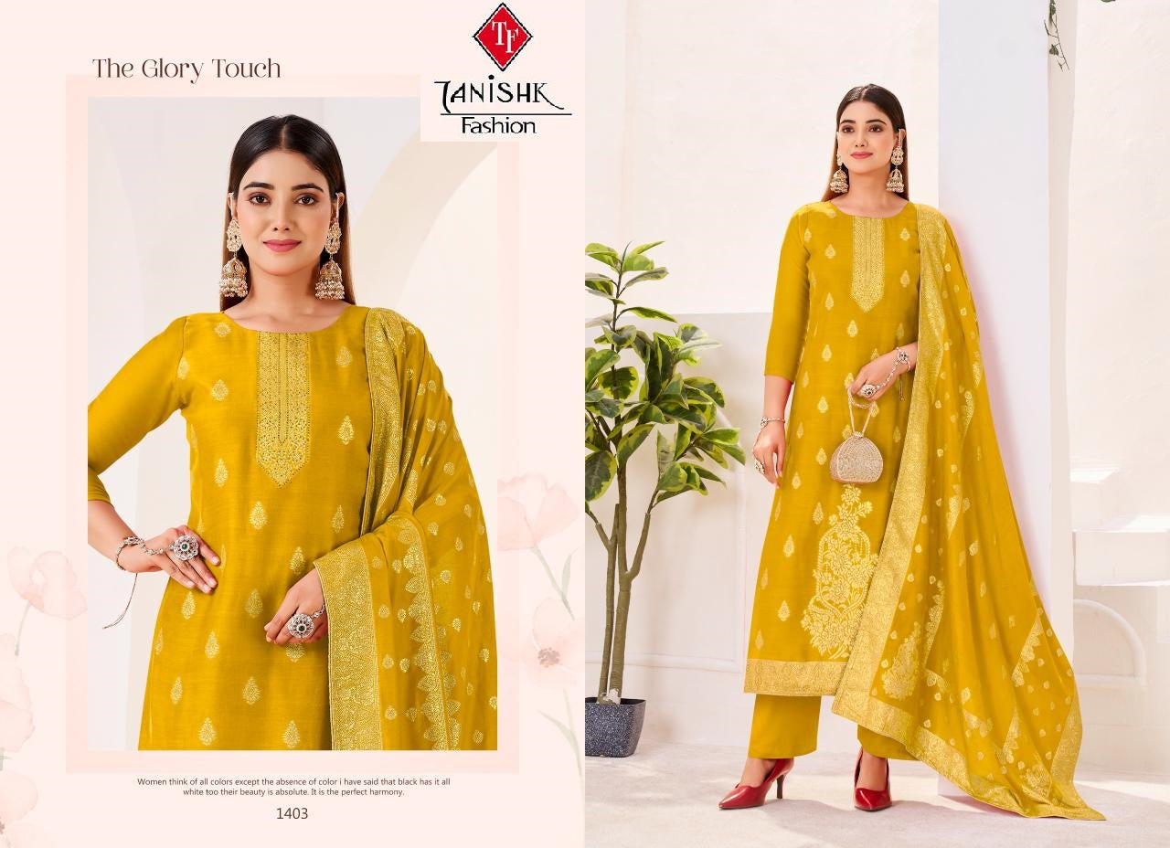 Irika Tanishk Fashion Pure Viscose Muslin Pant Style Suits Manufacturer India